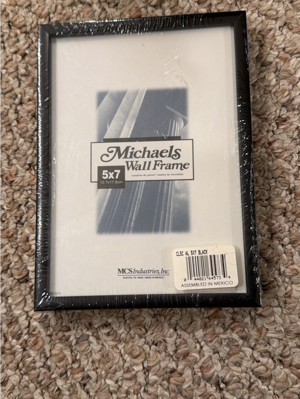Michaels Black Photo Frame with Simple Matte Border